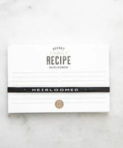 Heirloomed Collection Cards Secret Family Recipe Home Goods