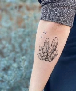 NatureTats Crystal Quartz Temporary Tattoo Bath & Body