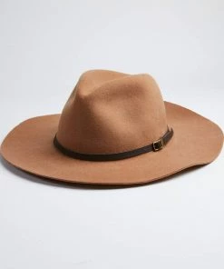 Elegancia Tropical Hats Clothing, Accessories & Mens Rancher Style Tobacco Felt Hat