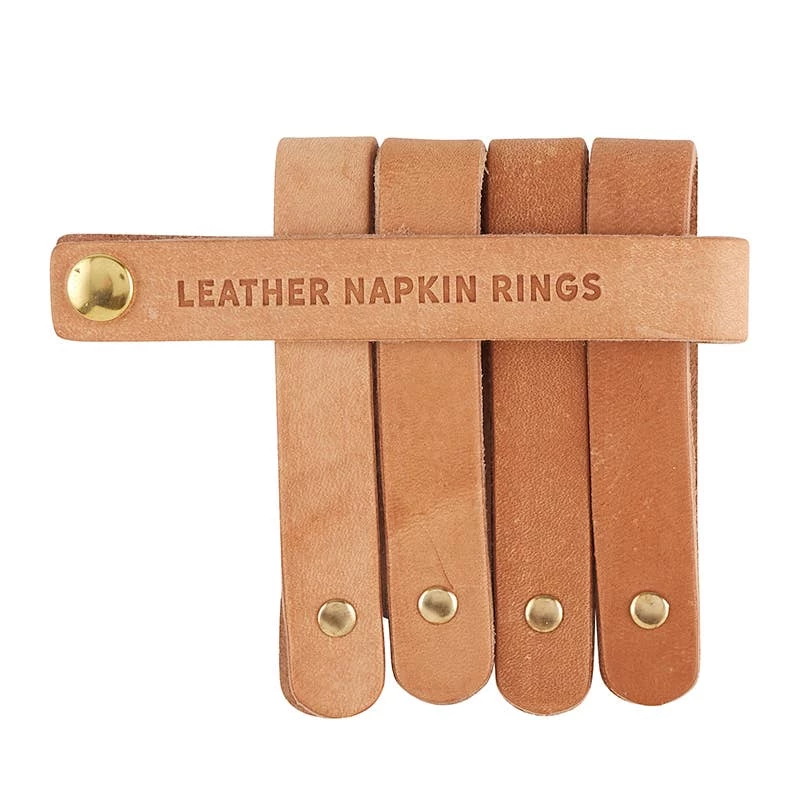 Wholesale 🔥 Santa Barbara Design Studio By Creative Brands Leather Napkin Ring - Natural Kitchen & Bar 😍 1 Santa Barbara Design Studio By Creative Brands Leather Napkin Ring - Natural Kitchen & Bar