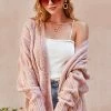 ESLEY Temperament Blush Cardigan Sweater Clothing, Accessories & Mens