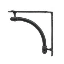 Homart Hardware Williamsburg Iron Bracket - Antique Black