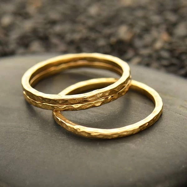 Cheap 🌟 Nina Designs Natural Bronze 🔨 Hammer Finish Stacking Ring Clothing, Accessories & Mens 🥰 1 Nina Designs Natural Bronze Hammer Finish Stacking Ring Clothing, Accessories & Mens
