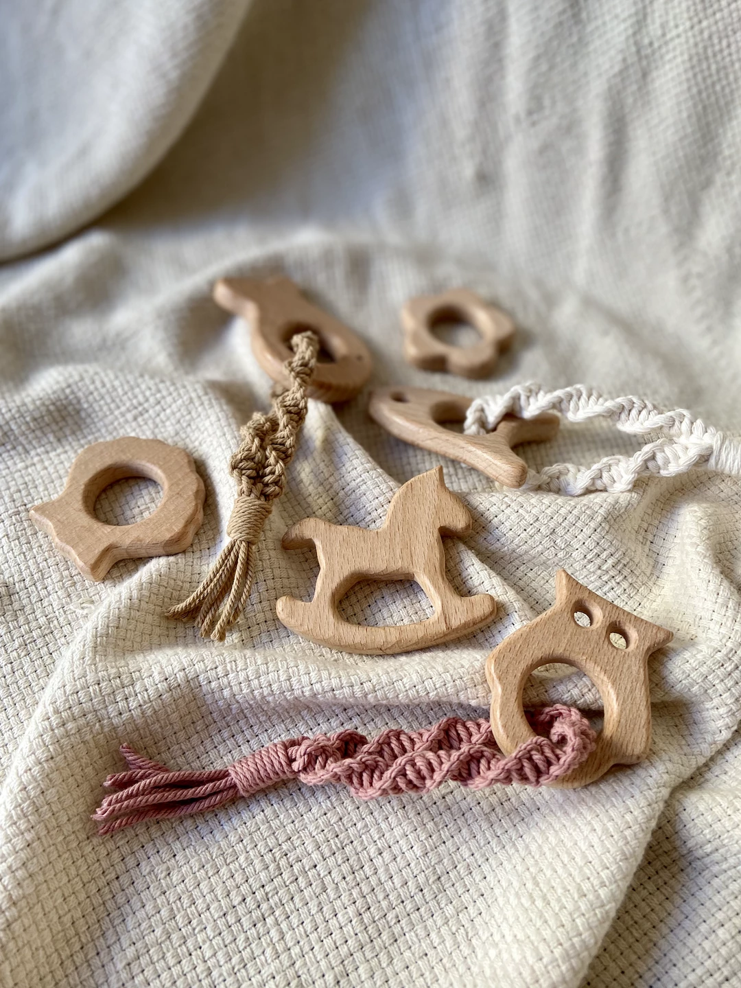 Deals ✔️ CoralieHandMade Teething Ring- Beige Baby & Pets 👍 1 CoralieHandMade Teething Ring- Beige Baby & Pets