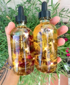 Self Goddess Bath & Body Love Frequency Botanical Body Oil | Crystal Infused