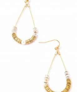Anarchy Street Jewelry Disc Beads Tear Hook Drop Earrings