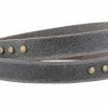 Most Wanted USA Simple Studded Double Wrap Leather Bracelet Clothing, Accessories & Mens