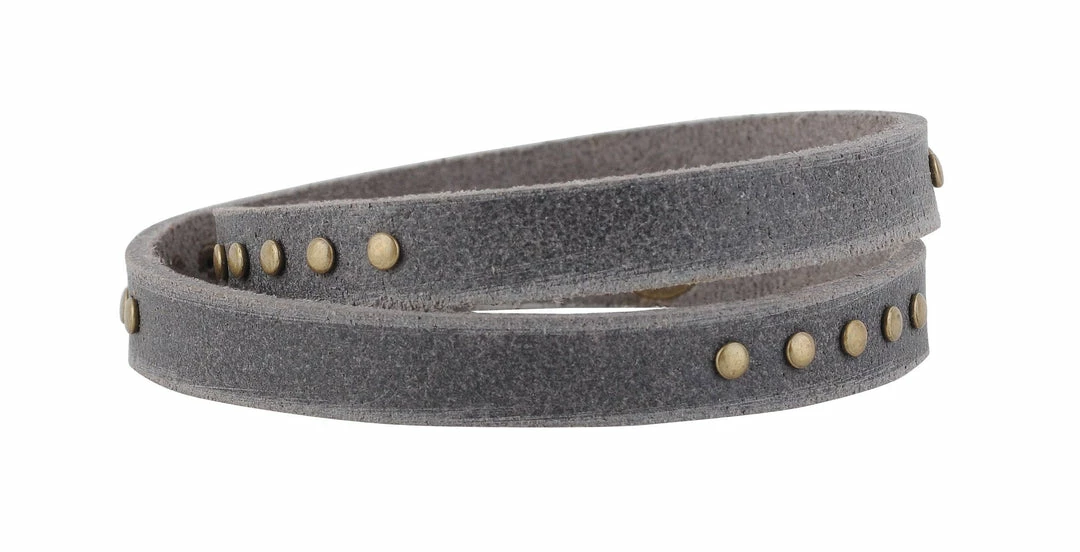 Buy 😉 Most Wanted USA Simple Studded Double Wrap Leather Bracelet Clothing, Accessories & Mens 🎁 1 Most Wanted USA Simple Studded Double Wrap Leather Bracelet Clothing, Accessories & Mens