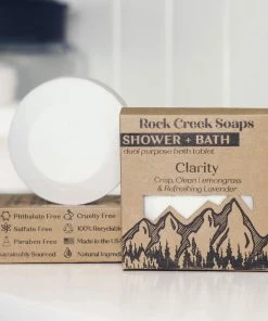 Rock Creek Soaps Shower Steamer | Clarity | SHOWER + BATH