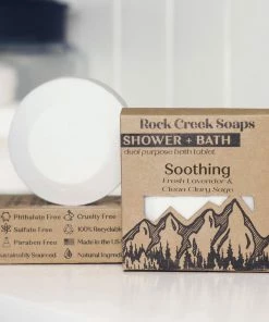 Rock Creek Soaps Bath & Body Shower Steamer | Soothing | SHOWER + BATH