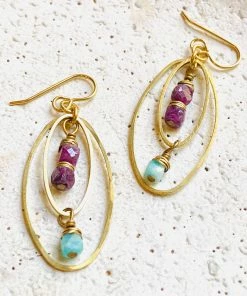 Darby Drake Jewelry & Design Clothing, Accessories & Mens Oval Cube Earrings