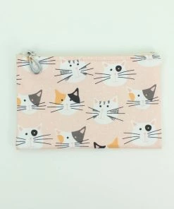 Dana Herbert Accessories Cats On Peach Coin Purse