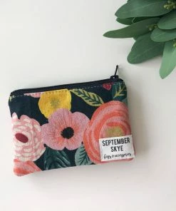 September Skye Bags & Accessories Clothing, Accessories & Mens Mini Coin Purse In Rifle Paper Bright Floral