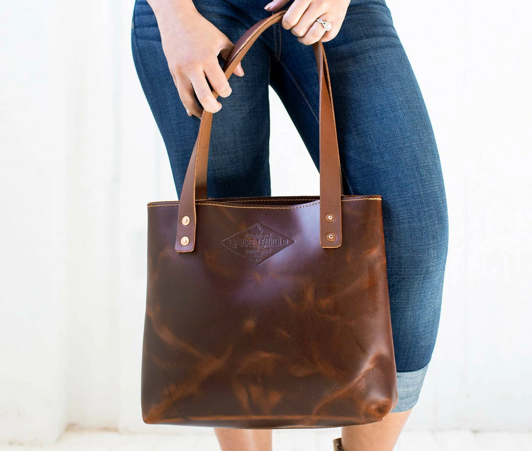 Hot Sale ⌛ Lifetime Leather Co Clothing, Accessories & Mens Mini Tote ✔️ 1 Lifetime Leather Co Clothing, Accessories & Mens Mini Tote