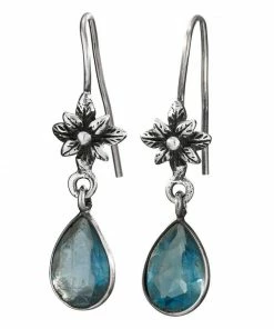 Tiger Mountain Jewelry Aster Apatite Sterling Silver Earring Clothing, Accessories & Mens