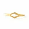 Fair Anita Rhombus Cut Out Cuff - Brass Clothing, Accessories & Mens