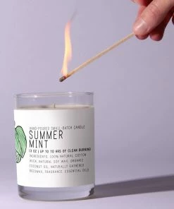 Just Bee Cosmetics Summer Mint Candle Home Goods