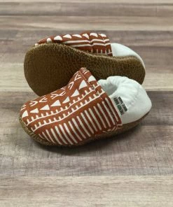 Trendy Baby Mocc Shop Baby & Pets Red And White Aztec Moccasins