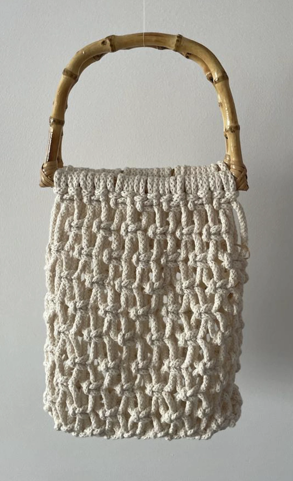 Cheapest 😍 CoralieHandMade Clothing, Accessories & Mens Macrame Bag- Beige 🥰 1 CoralieHandMade Clothing, Accessories & Mens Macrame Bag- Beige