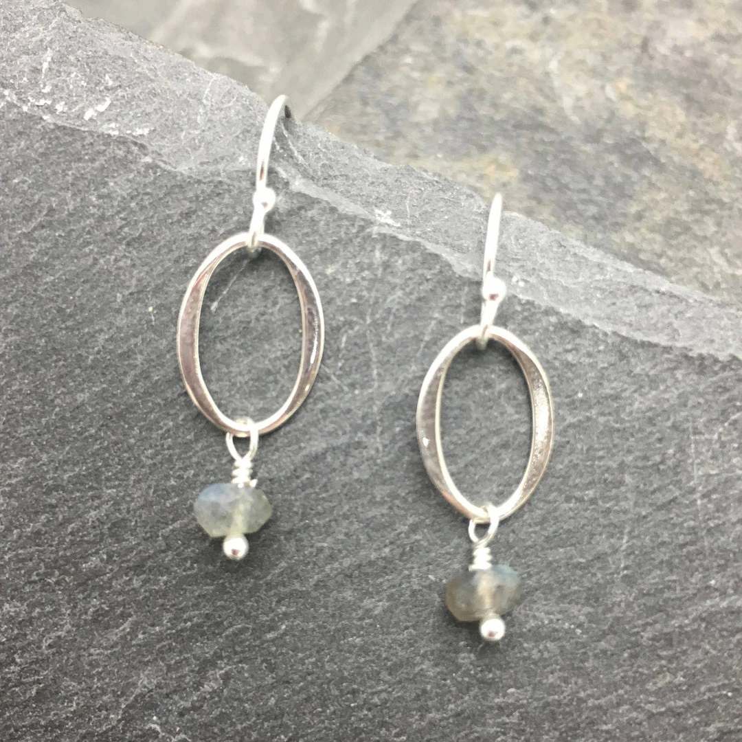 Promo 💯 Elizabeth Jewelry Clothing, Accessories & Mens Silver Oval With Labradorite Earring 🛒 1 Elizabeth Jewelry Clothing, Accessories & Mens Silver Oval With Labradorite Earring