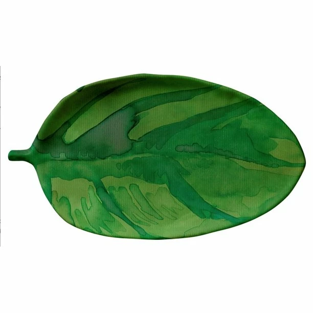 Promo 🎉 Merritt International Tropical Leaf Serving Tray Kitchen & Bar 🎉 1 Merritt International Tropical Leaf Serving Tray Kitchen & Bar