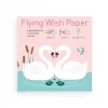 FLYING WISH PAPER Stationery SWAN LAKE LOVE / Mini Kit With 15 Wishes + Accessories