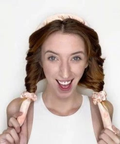 KITSCH Satin Heatless Curling Set - Sunset Tie Dye