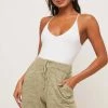 Lush Clothing Sage Knitted Shorts