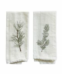 June & December White Pine + Fir Napkins / Set Of 4 Kitchen & Bar