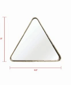 Home Goods Foreside Home & Garden - Geo Triangle Table Mirror