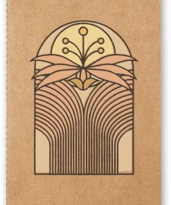 Denik Stationery Desert Bloom Kraft Layflat Notebook