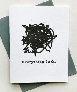Steel Petal Press Everything Sucks Cards