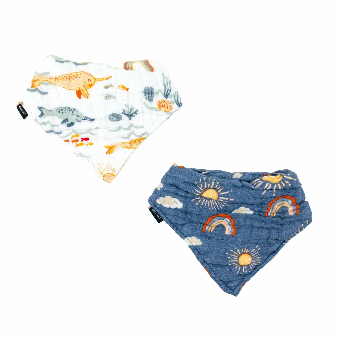 Top 10 π Bebe Au Lait Narwhal & Hello Sunshine Bandana Bib Set Hats And Scarves π 1 Bebe Au Lait Narwhal & Hello Sunshine Bandana Bib Set Hats And Scarves