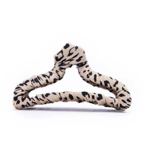 Best Sale 😉 KITSCH Clothing, Accessories & Mens Satin Wrapped Claw Clip - Leopard 🔥 1 KITSCH Clothing, Accessories & Mens Satin Wrapped Claw Clip - Leopard