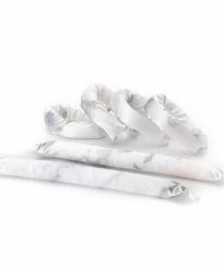 KITSCH Satin Heatless Pillow Rollers 6pc- Soft Marble Bath & Body