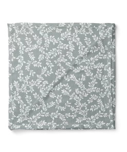 Mini Scout, LLC Blue Leafy Spring Swaddle