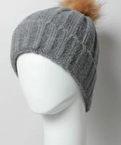 Leto Accessories Soft Knit Faux Fur Pom Beanie Clothing, Accessories & Mens