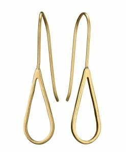 Tiger Mountain Jewelry Your Day In The Sun Brass Loop Earrings