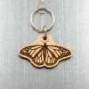 Steamer Lane Design Monarch Butterfly Wood Keychain