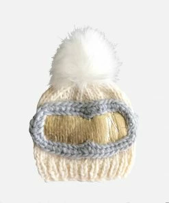 The Blueberry Hill Hats And Scarves Cream Ski Goggle Baby Hat