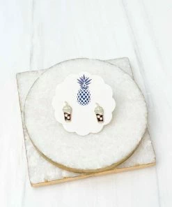 Prep Obsessed Wholesale Clothing, Accessories & Mens Iced Coffee Enamel Stud Earrings