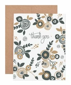 Ruff House Print Shop Cards Flower Thank You Seeded Plantable Greeting Card