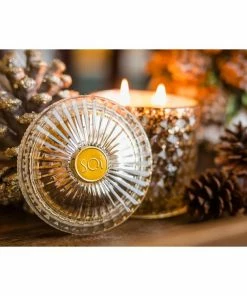 Soy Essentials LLC Alluring Amber Candle 15oz Double Wick Candles And Scents