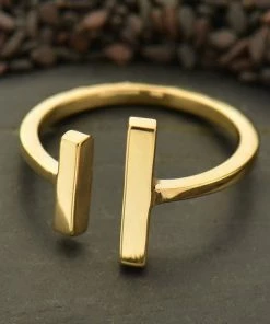 Nina Designs Bar Ring Adjustable - Bronze