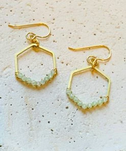 Darby Drake Jewelry & Design Clothing, Accessories & Mens Half Wrapped Hexagon Earrings