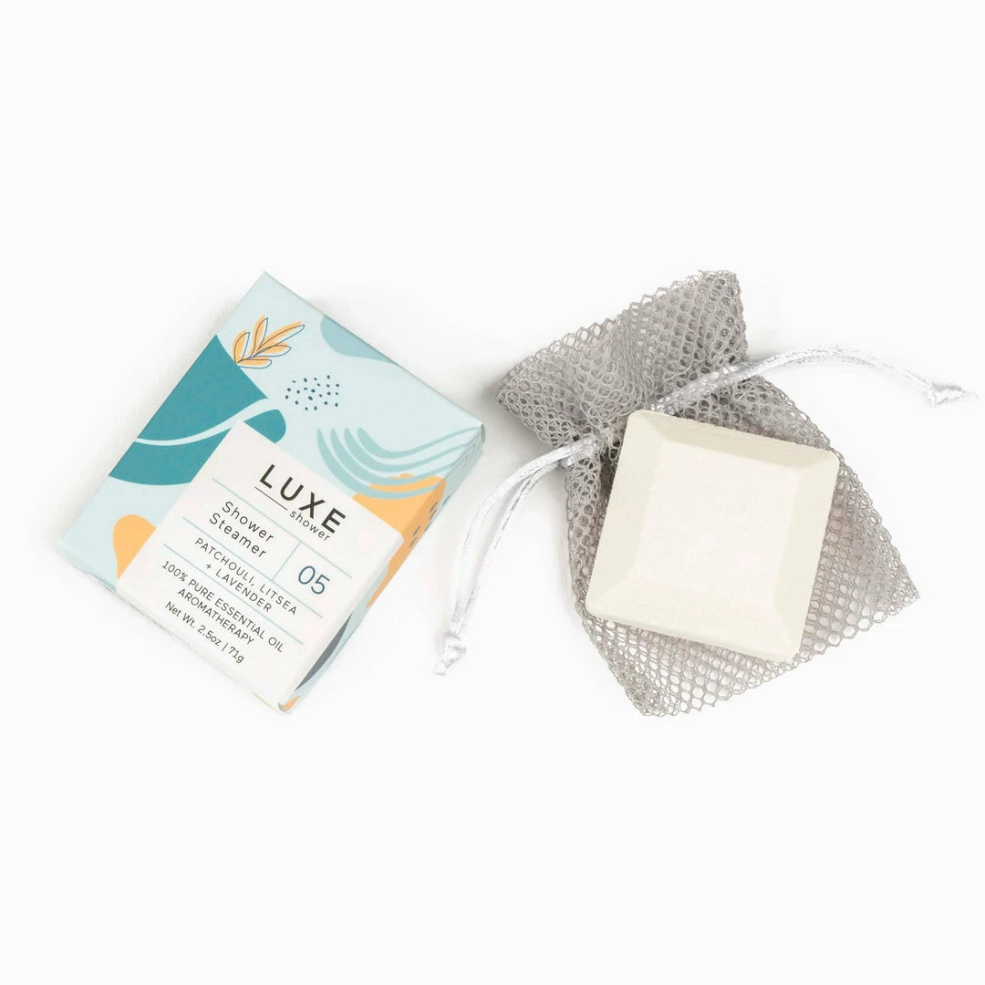 Wholesale ⭐ Cait + Co Luxe Patchouli, Litsea, + Lavender Shower Steamer Fizzy Bomb Bath & Body 🛒 1 Cait + Co Luxe Patchouli, Litsea, + Lavender Shower Steamer Fizzy Bomb Bath & Body