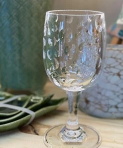Merritt International Satin Pearl Wine Glass